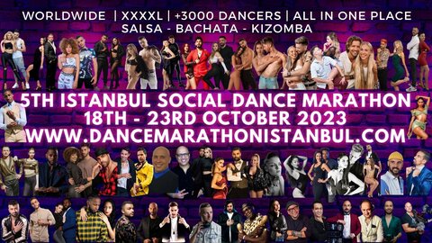 Festivals_Affiches, oct_5th Istanbul Social Dance Marathon SBK XXXXL Edition 18-23 October 2023