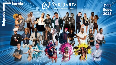 Festivals_Affiches, Sept_LAF Varijanta Edition 2. Bachata Salsa Kizomba