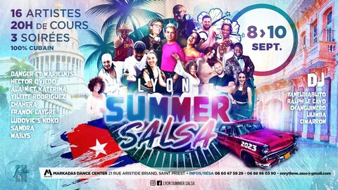 Festivals_Affiches, sept_LYON SUMMER SALSA 2023