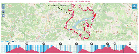 Gd Trail de Serre-Ponçon, Gd Trail de Serre-Ponçon Tracé 2023