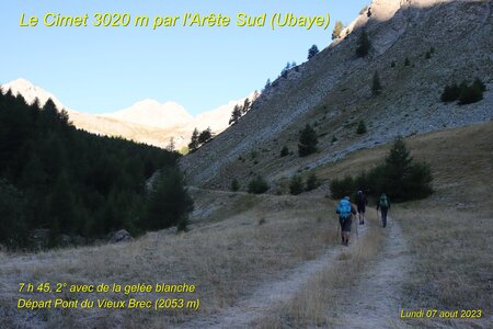 Le Cimet par la Crête Sud (Ubaye), Le Cimet  Ubaye  001