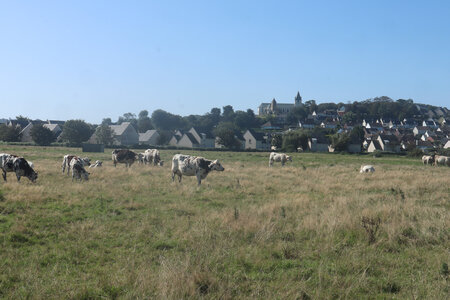 2023_09_04 De Cherbourg à Urville-Nacqueville, IMG_5122_Le village de Querqueville depuis le GR