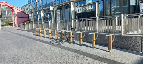 Stationnements vélos, Coeur defense 10 arceaux