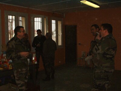B5 61RA Février 2006, travaux au nouveau bâtiment, DSCF0041