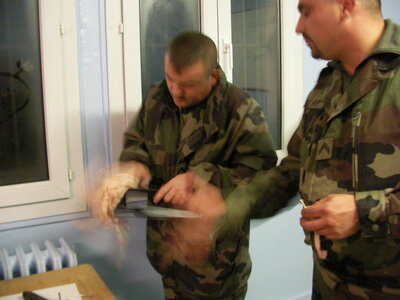 B5 61RA divers 17-18-19 novembre 2006, OS; Nettoyage armement, ordinaire..., SANY0025