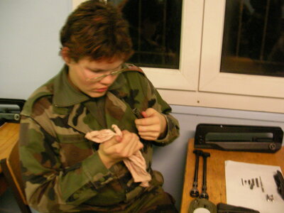 B5 61RA divers 17-18-19 novembre 2006, OS; Nettoyage armement, ordinaire..., SANY0022