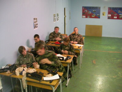 B5 61RA divers 17-18-19 novembre 2006, OS; Nettoyage armement, ordinaire..., SANY0018