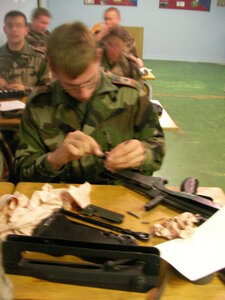 B5 61RA divers 17-18-19 novembre 2006, OS; Nettoyage armement, ordinaire..., SANY0009