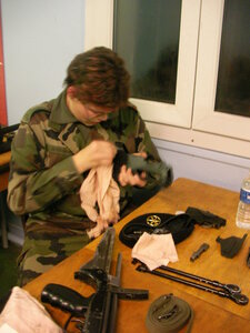 B5 61RA divers 17-18-19 novembre 2006, OS; Nettoyage armement, ordinaire..., SANY0003