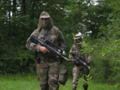 B5 61RA Aout 2004, combat 012