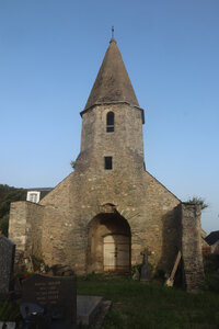 2023_09_05 D'Urville-Nacqueville à Auderville, IMG_5130_Le clocher de l’ancienne église d’Urville