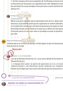 PartaPix, Framavox-répondre