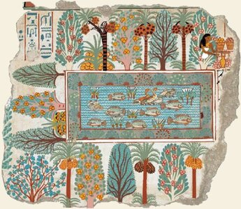 Elément EAU, Eau - egypte Jardin de Nébamon