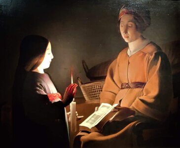 Elément FEU, Feu - George De La tour 2