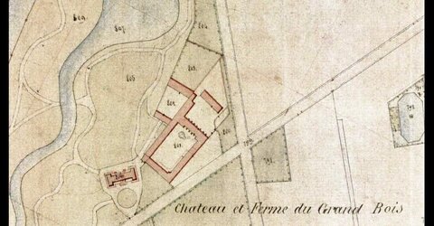 ALLENNES LES MARAIS, CARTE CHÂTEAU