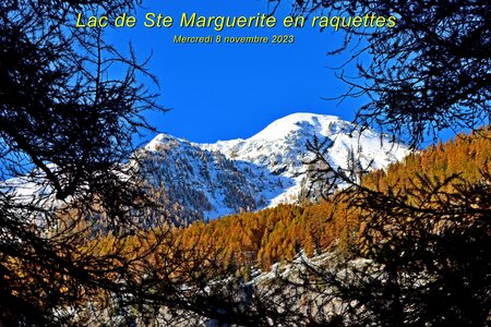 Lac de Ste Marguerite en raquettes, Lac de Ste Marguerite 035  1 
