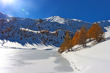 Lac de Ste Marguerite en raquettes, Lac de Ste Marguerite 035  16 
