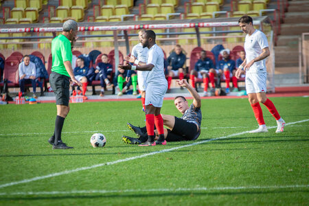 Football Carabiniers contre Equipe de France Militaire 21 novembre 2023, Equipe de France 21nov23  49 sur 153 