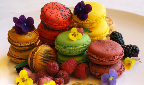 Humour, macarons