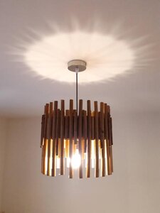 031 Faut-l'fer-luminaires-galerie, Suspension 'Anlier', dia. 35 - 40 cm