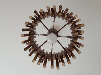 031 Faut-l'fer-luminaires-galerie, Suspension 'Anlier', dia. 35 - 40 cm