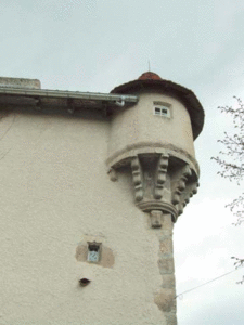 Généalogie-Chambon-Lioger-Jousserand, Château de Ribes-échauguette