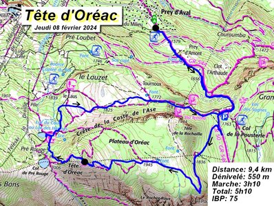 La Tête d'Oréac en raquette, Tête d’Oréac 038