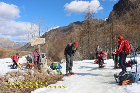 Séjour raquettes dan le Val Maira (1er jour), Séjour raquette dans le Val Maira  1er jour  012