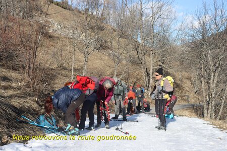 Séjour raquettes dan le Val Maira (1er jour), Séjour raquette dans le Val Maira  1er jour  032