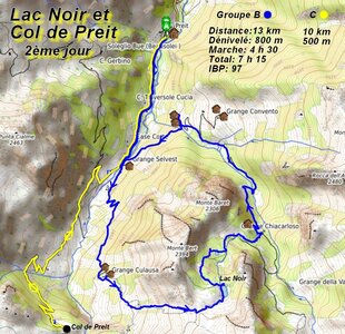 Séjour raquettes dans le Val Maira (2ème jour), Séjour raquette dans le Val Maira  2ème jour  058