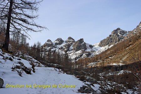 Séjour raquettes dans le Val Maira (2ème jour), Séjour raquette dans le Val Maira  2eme jour  011