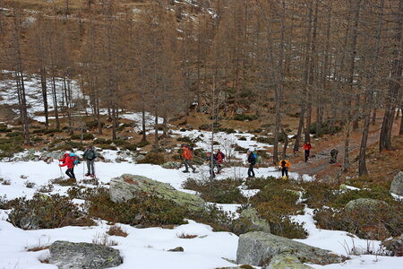 Séjour raquettes dans le Val Maira (2ème jour), Séjour raquette dans le Val Maira  2eme jour  012