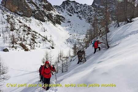 Séjour raquettes dans le Val Maira (2ème jour), Séjour raquette dans le Val Maira  2eme jour  043