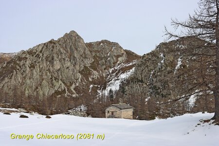 Séjour raquettes dans le Val Maira (2ème jour), Séjour raquette dans le Val Maira  2eme jour  049