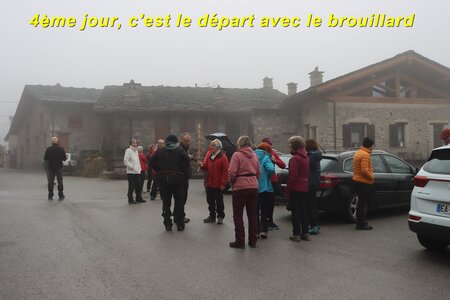 Séjour Raquettes dans le Val Maira (4ème jour), Séjour raquette dans le Val Maira  Dernier jour  004
