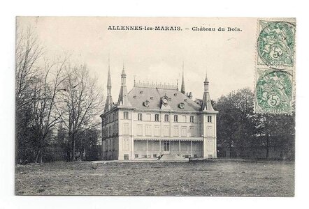 ALLENNES LES MARAIS, Chateau du bois