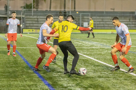 Football Carabiniers/Hopital 11 mars 2024, Match 11mars24  110 sur 123 