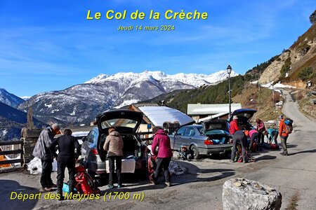 Raquettes au Col de la Crèche, Col de la Crèche 001