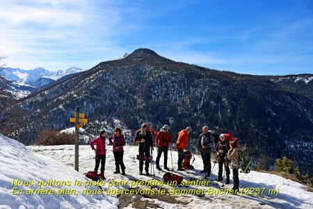 Raquettes au Col de la Crèche, Col de la Crèche 004