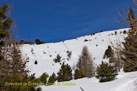 Raquettes au Col de la Crèche, Col de la Crèche 010