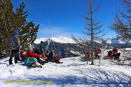 Raquettes au Col de la Crèche, Col de la Crèche 027