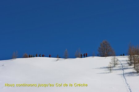 Raquettes au Col de la Crèche, Col de la Crèche 029