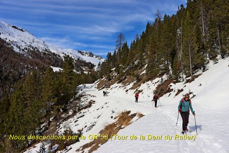 Raquettes au Col de la Crèche, Col de la Crèche 041