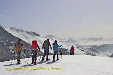 Tour du Plateau de Jujal en raquettes, Raquettes sur le Plateau de Jujal 019