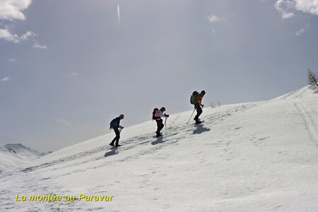 Tour du Plateau de Jujal en raquettes, Raquettes sur le Plateau de Jujal 024