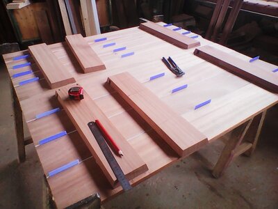 Ouvrages, Fabrication volets pleins