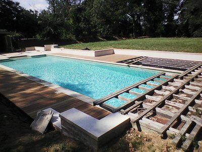 Ouvrages, Terrasse de piscine