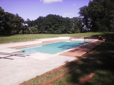 Ouvrages, Terrasse de piscine