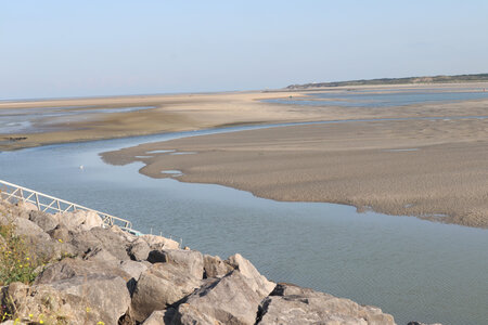 20210824 Etaples - Berck, IMG_2481 L’estuaire de la Canche et la pointe de Lornel vus depuis le centre nautique du Touquet