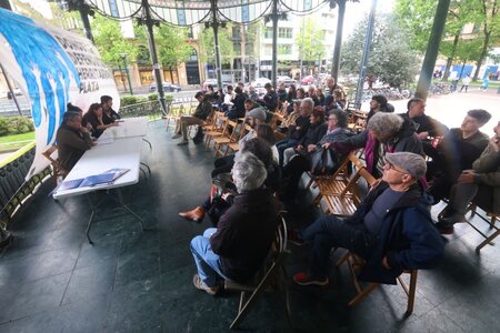 27/04/2024 Donostia Defendatuz Herritarron Plaza, photo_2024-04-28_11-50-24